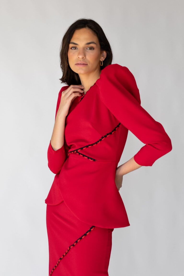 vestido rojo Blanca Martin nueva colección primavera verano