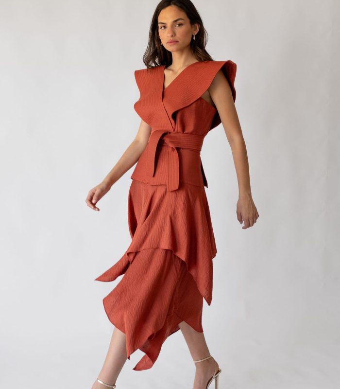 Vestido Blanca Martin teja nueva colección primavera verano